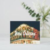 New Orleans mit Foto im französischen Viertel Postkarte (Stehend Vorderseite)