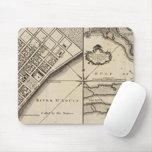 New Orleans Mousepad (Mit Mouse)