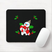 New Orleans Mr Bingle Christmas Tradition Snowman Mousepad (Mit Mouse)