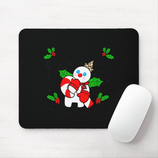 New Orleans Mr Bingle Christmas Tradition Snowman Mousepad (Mit Mouse)