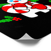 New Orleans Mr Bingle Christmas Tradition Snowman  Poster (Ecke)