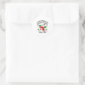 New Orleans Mr Bingle Christmas Tradition Snowman  Runder Aufkleber (Tasche)