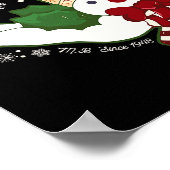 New Orleans Mr Bingle Christmas Tradition Snowmen  Poster (Ecke)