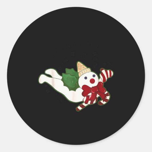 New Orleans Mr Bingle Christmas Tradition Snowmen Runder Aufkleber (Vorderseite)