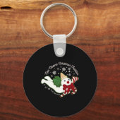 New Orleans Mr Bingle Christmas Tradition Snowmen Schlüsselanhänger (Vorderseite)