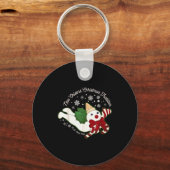 New Orleans Mr Bingle Christmas Tradition Snowmen  Schlüsselanhänger (Vorderseite)