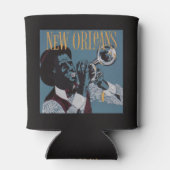 New Orleans Music - benutzerdefinierte Monogramm k Dosenkühler (Rückseite)