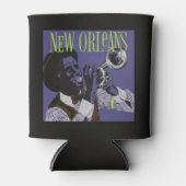 New Orleans Music - benutzerdefinierte Monogramm k Dosenkühler (Vorderseite)