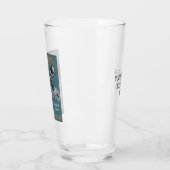 New Orleans Music - benutzerdefinierter Text Glas (Links)