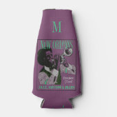New Orleans Music Custom Monogram cooler Flaschenkühler (Vorderseite)