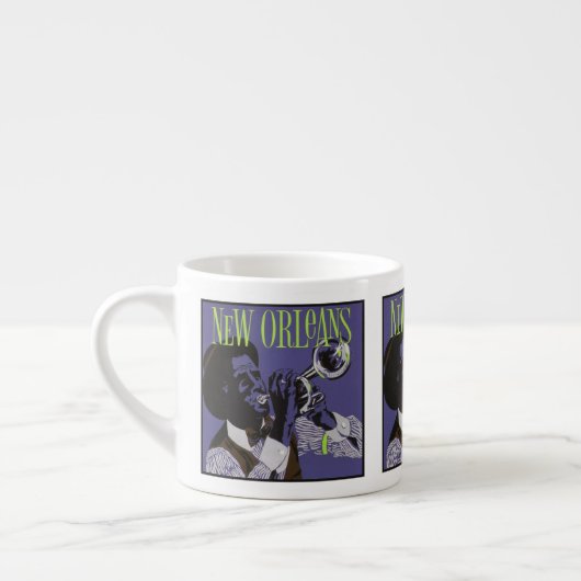 New Orleans Music Espresso Tasse (Links)