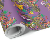 New Orleans Music Fest Geschenkpapier (Rolleneckpunkt)