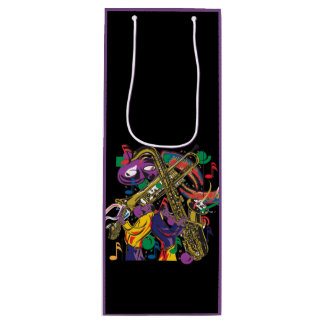 New Orleans Music Fest Geschenktüte Für Weinflaschen