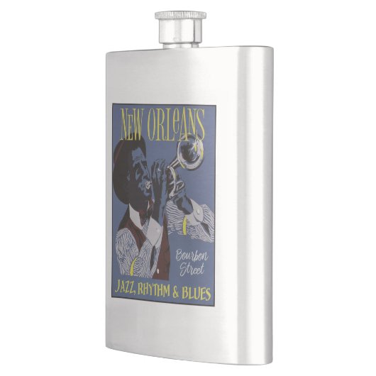 New Orleans Music flask Flachmann (Links)