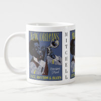New Orleans Music individuell benannter Jumbo-Mug