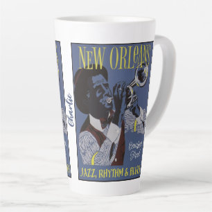 New Orleans Music individuelle Name Milchtasse