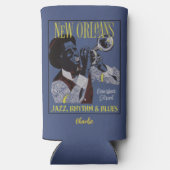 New Orleans Music individuelle Name Selters Dosenkühler (Rückseite)