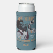 New Orleans Music individuelle Name Selters Dosenkühler (Seltzer Rückseite)