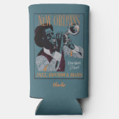 New Orleans Music individuelle Name Selters Dosenkühler (Rückseite)