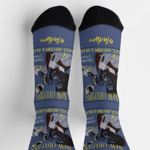 New Orleans Music individuelle Name Socken