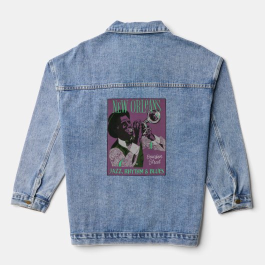 New Orleans Music Jeansjacke (Rückseite)