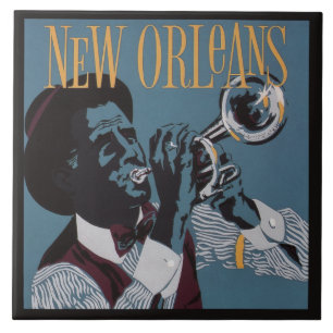 New Orleans Music Keramikfliesen Fliese