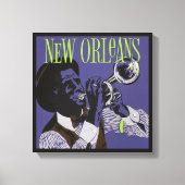 New Orleans Music Leinwand drucken (Vorderseite)