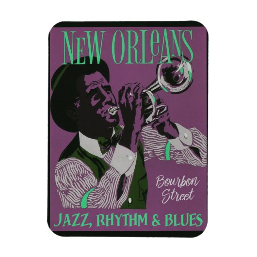 New Orleans Music Magnet (Vertikal)
