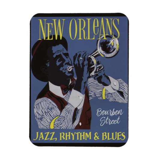 New Orleans Music Magnet (Vertikal)