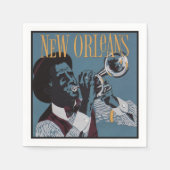 New Orleans Music paper napkins Serviette (Vorderseite)