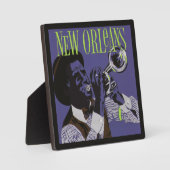 New Orleans Music Plaque Fotoplatte (Vorderseite)