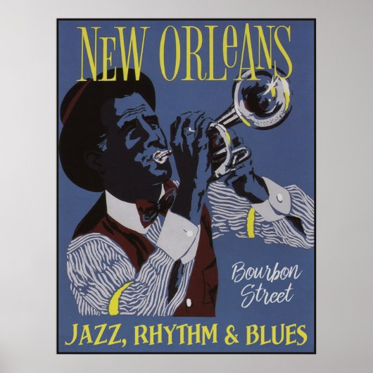 New Orleans Music poster 1/3 (Vorne)