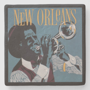 New Orleans Music Stein Untersetzer