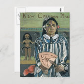 New Orleans Music, WWOZ Fan Postkarte (Vorne/Hinten)