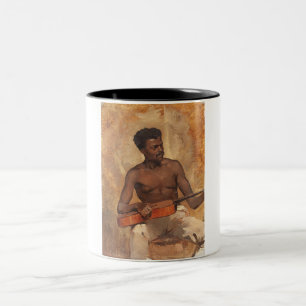 New Orleans Musician (Gitarrist) (Francis Millet) Zweifarbige Tasse