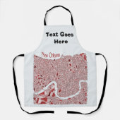 New Orleans Nachbarschaften, Text hinzufügen, Schü Schürze (Vorderseite)