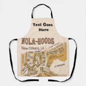 New Orleans Nachbarschaften, Text hinzufügen, Schü Schürze (Vorderseite)