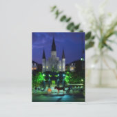 New Orleans - Nacht Postkarte (Stehend Vorderseite)