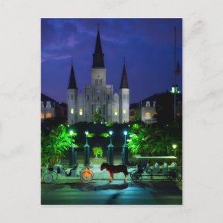 New Orleans - Nacht Postkarte