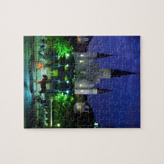 New Orleans nachts Puzzle (Horizontal)