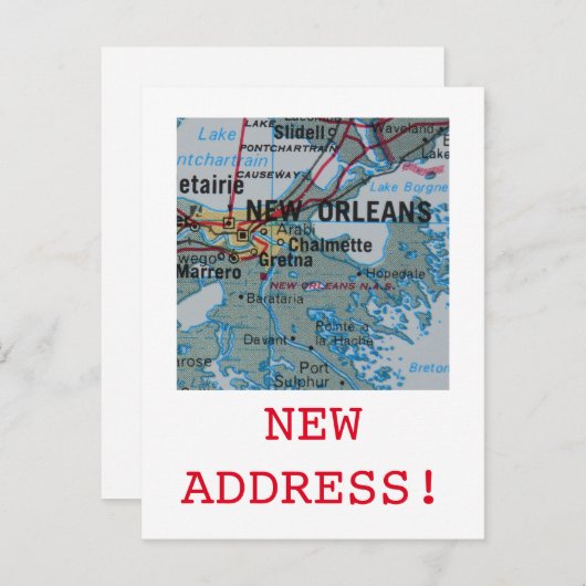 New Orleans New Address Ankündigung (Vorne/Hinten)