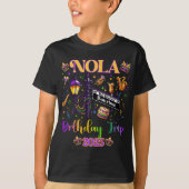 New Orleans Nola 2025 Girls' Birthday Bachelorette T-Shirt (Vorderseite)