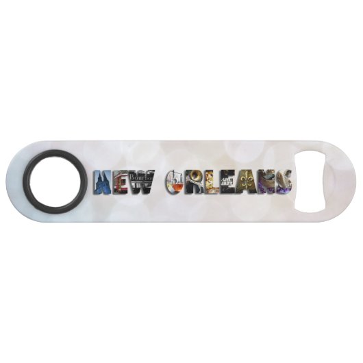 New Orleans Nola City Travel Fotos Speed Flaschenöffner (Vorderseite (Horizontal))