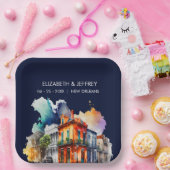 New Orleans Nola Louisiana - Hochzeitsfeier Pappteller (Party)