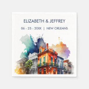 New Orleans Nola Louisiana - Hochzeitsfeier Serviette
