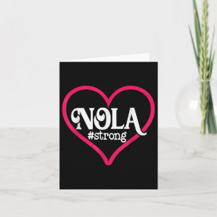 New Orleans Nola New Orleans T-Shirt Karte