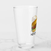 New Orleans NOLA Shrimp Po'Boy Sandwich Louisiana Glas (Rechts)