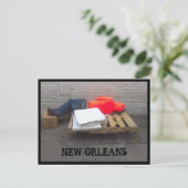 New Orleans Obdachlose Postkarte (Stehend Vorderseite)