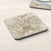 New Orleans Old Map Untersetzer (Linke Seite)