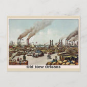 New Orleans Old Time River Front Postkarte (Vorderseite)